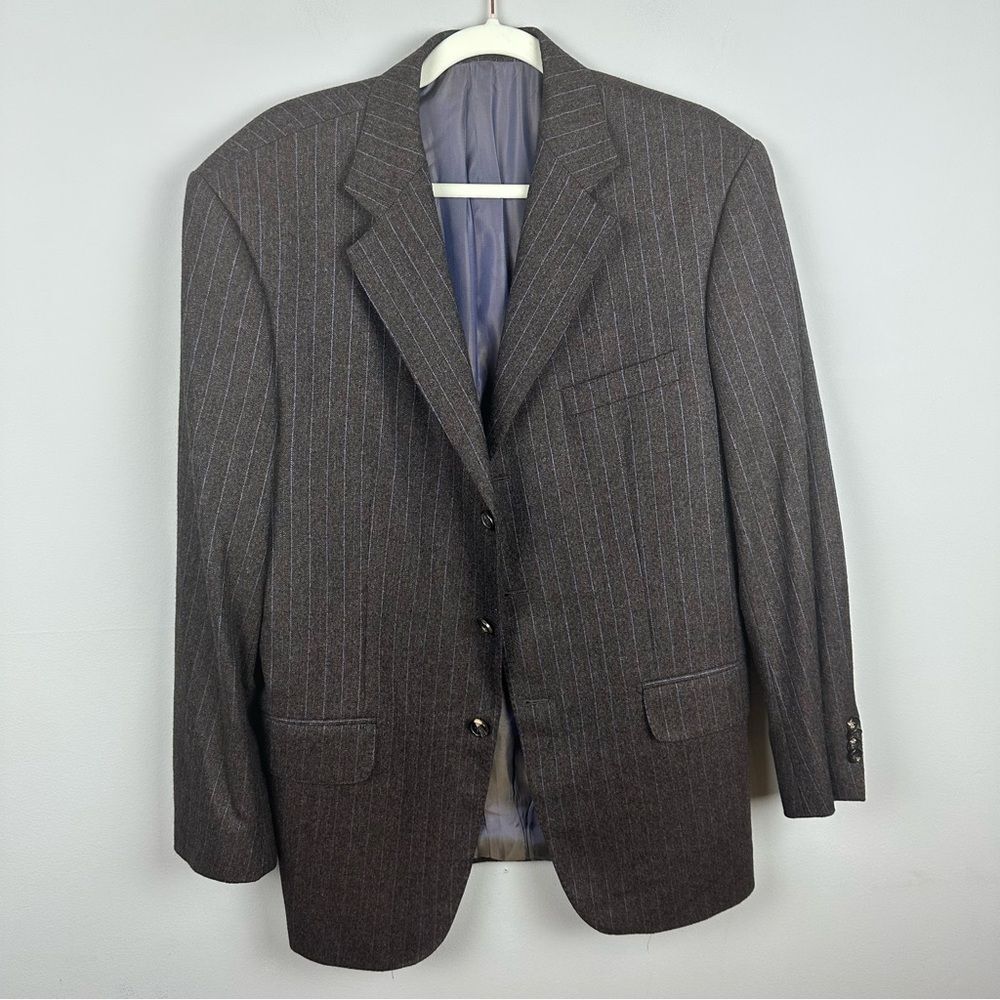 Alexander Julian Wool Pinstripe Blazer sz 42S
